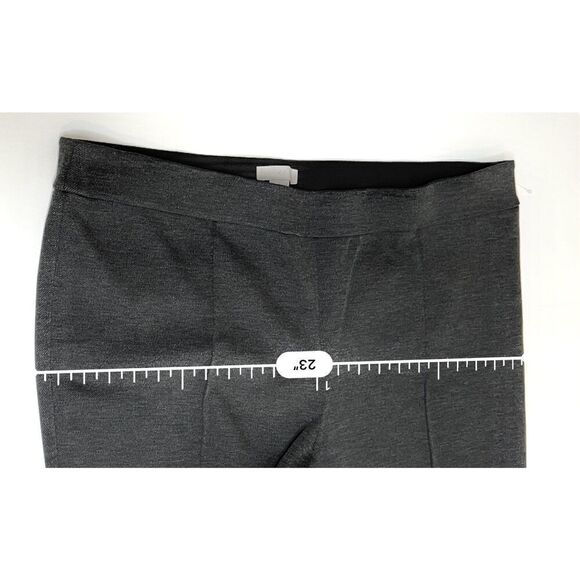 H&M Gray Knit Seamed High Waisted Ponte Pant size XXLarge - Picture 7 of 12
